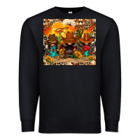 Black western gnomies Premium Sweatshirt - FaDigitalArtStudio