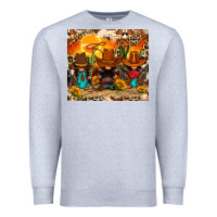 Heather Grey western gnomies Premium Sweatshirt - FaDigitalArtStudio