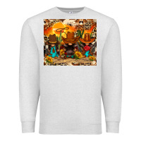 Oatmeal Heather western gnomies Premium Sweatshirt - FaDigitalArtStudio