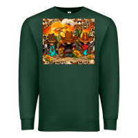 Sports Green western gnomies Premium Sweatshirt - FaDigitalArtStudio