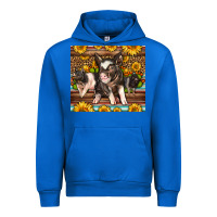Cobalt Western Cute Hampshire Pigs Urban Hoodie - LillyAllenDesigns