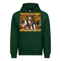 Forest Green Western Cute Hampshire Pigs Urban Hoodie - LillyAllenDesigns