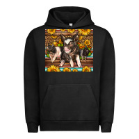 Pigment Black Western Cute Hampshire Pigs Urban Hoodie - LillyAllenDesigns