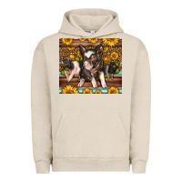 Pigment French Oak Western Cute Hampshire Pigs Urban Hoodie - LillyAllenDesigns