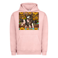 Pigment Salmon Western Cute Hampshire Pigs Urban Hoodie - LillyAllenDesigns