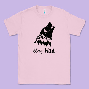 Stay Wild Classic Tee Designed By Unal Design
