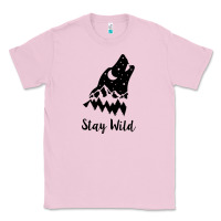 Bubblegum Pink stay wild Classic Tee - Unal Design