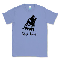 Colony Blue stay wild Classic Tee - Unal Design