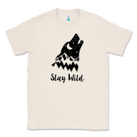 Natural stay wild Classic Tee - Unal Design