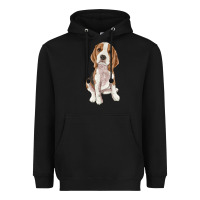 Black beagle Heavyweight Hoodie - RanaPortraitStore