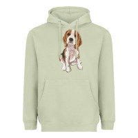 Matcha beagle Heavyweight Hoodie - RanaPortraitStore