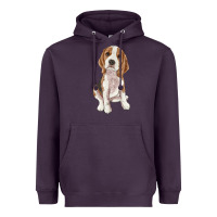 Plum beagle Heavyweight Hoodie - RanaPortraitStore