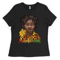 Black juneteenth black boy Ladies Tee - BarkalooDesign