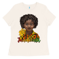 Bone juneteenth black boy Ladies Tee - BarkalooDesign