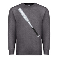 White Wooden Softball Bat Premium Sweatshirt | Teevron