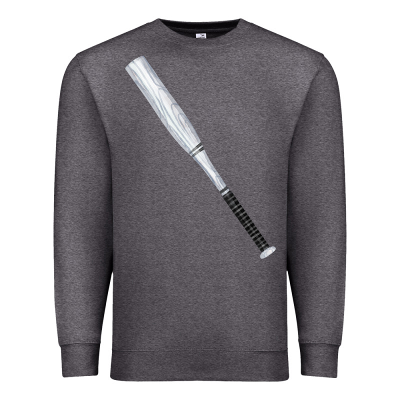 White Wooden Softball Bat Premium Sweatshirt by FaDigitalArtStudio | Teevron
