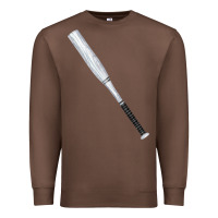 Chestnut white wooden softball bat Premium Sweatshirt - FaDigitalArtStudio