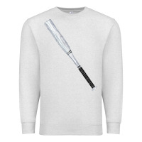 Oatmeal Heather white wooden softball bat Premium Sweatshirt - FaDigitalArtStudio