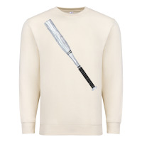 Sandshell white wooden softball bat Premium Sweatshirt - FaDigitalArtStudio