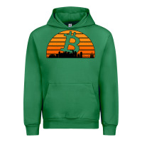 Emerald bitcoin new orleans retro sunset Urban Hoodie - Jasminsmagicworld