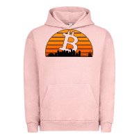 Pigment Salmon bitcoin new orleans retro sunset Urban Hoodie - Jasminsmagicworld
