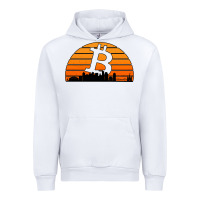 White bitcoin new orleans retro sunset Urban Hoodie - Jasminsmagicworld
