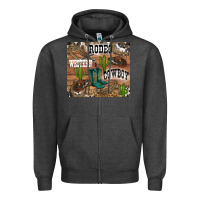 Charcoal Heather western rodeo Zipper Hoodie - RanaPortraitStore