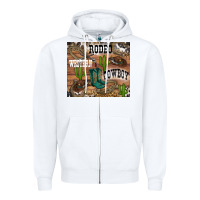 White western rodeo Zipper Hoodie - RanaPortraitStore