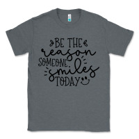 Charcoal Heather smile Classic Tee - Unal Design