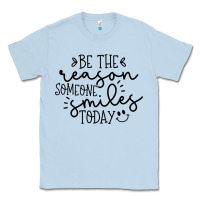 Dusty Blue smile Classic Tee - Unal Design