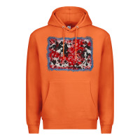 Carrot bandana cowhide denim background Premium Hoodie - AdoDesignShop