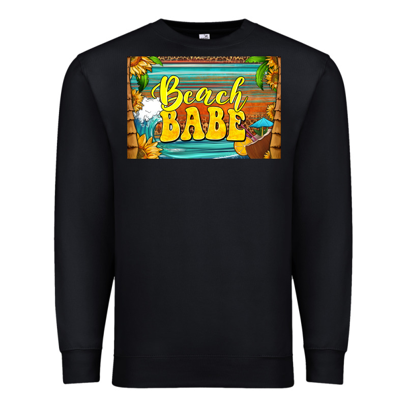 Beach Babe Skinny Metal Can Holder Premium Sweatshirt by HRA Design Shop | Teevron