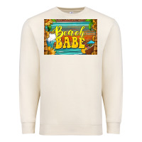 Sandshell beach babe skinny metal can holder Premium Sweatshirt - HRA Design Shop