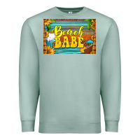 Seafoam beach babe skinny metal can holder Premium Sweatshirt - HRA Design Shop