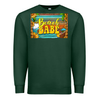 Sports Green beach babe skinny metal can holder Premium Sweatshirt - HRA Design Shop