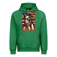 Emerald Western American Pig Urban Hoodie - LillyAllenDesigns