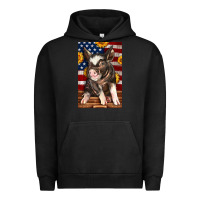 Pigment Black Western American Pig Urban Hoodie - LillyAllenDesigns