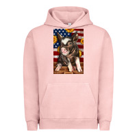 Pigment Salmon Western American Pig Urban Hoodie - LillyAllenDesigns