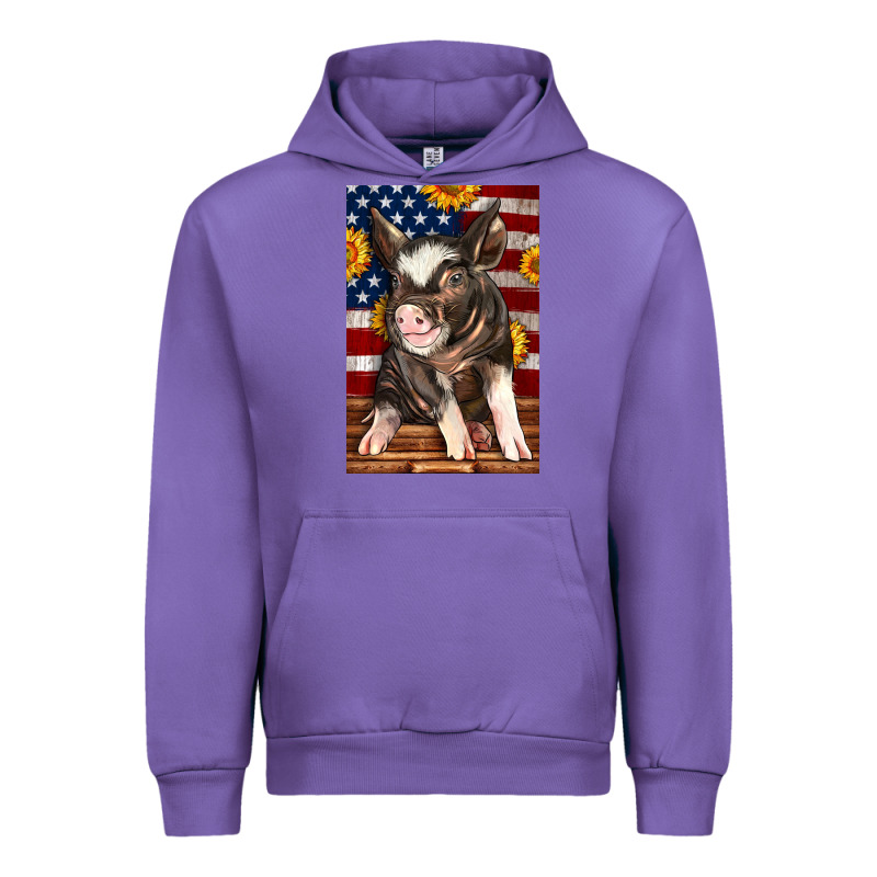 Western American Pig Urban Hoodie by LillyAllenDesigns | Teevron