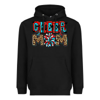 Black Cheer mom Heavyweight Hoodie - Zillion Design Studio