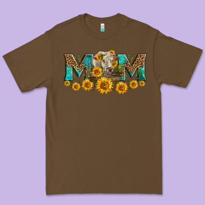 Charolais Cow Mom Premium Tee Designed By Lillyallendesigns