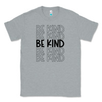 Heather Grey be kind Classic Tee - Unal Design