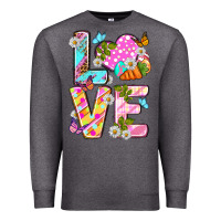 Charcoal Heather Love Easter Premium Sweatshirt - Neo Western