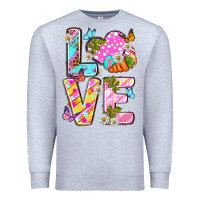 Heather Grey Love Easter Premium Sweatshirt - Neo Western