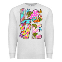 Oatmeal Heather Love Easter Premium Sweatshirt - Neo Western