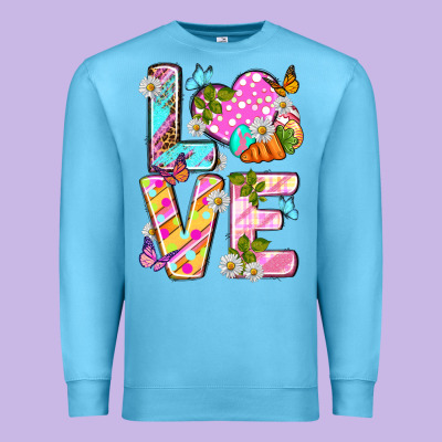 Love Easter Premium Sweatshirt Designed By Neo Western