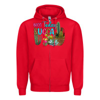 Red not today succa Zipper Hoodie - RanaPortraitStore