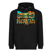 Black basketball nana with leopard Heavyweight Hoodie - Zillion Design Studio