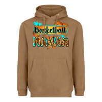 Toasted Coconut basketball nana with leopard Heavyweight Hoodie - Zillion Design Studio