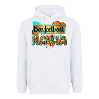 White basketball nana with leopard Heavyweight Hoodie - Zillion Design Studio